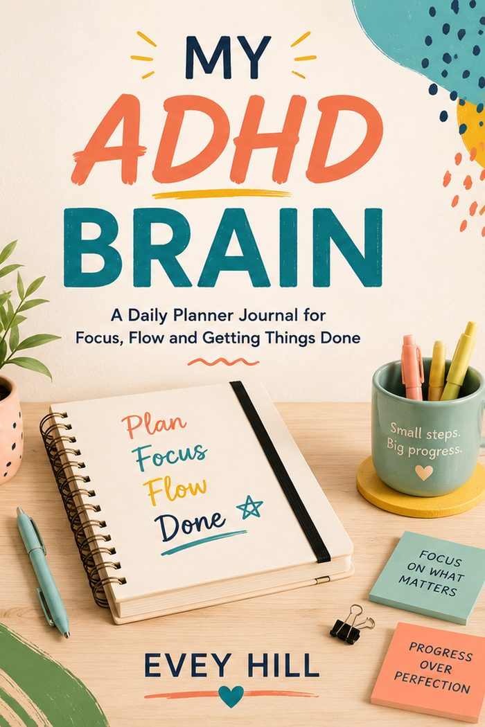 My ADHD Brain Daily Planner — book cover