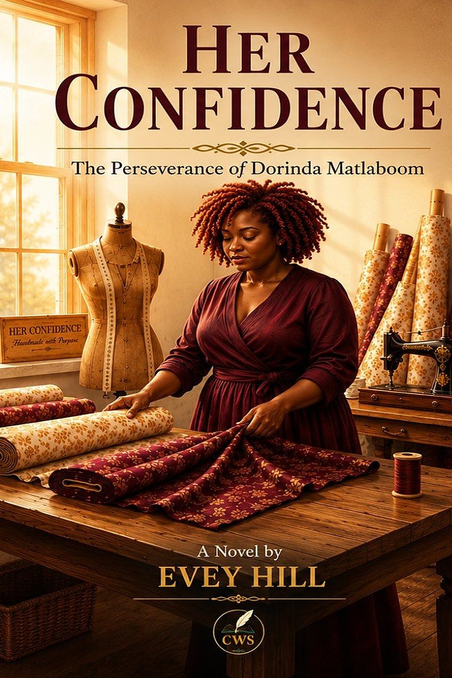 Her Confidence: The Perseverance of Dorinda Matlaboom, a novel by Evey Hill